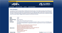 Desktop Screenshot of aideaaeaprocurement.org